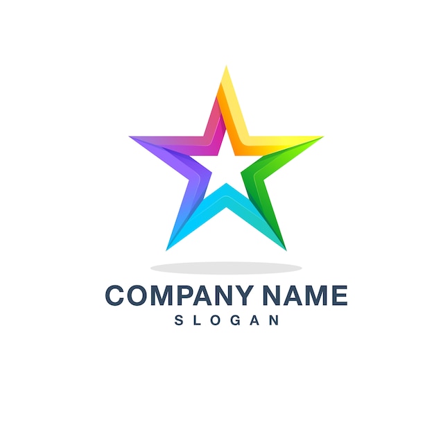 Star logo | Premium Vector