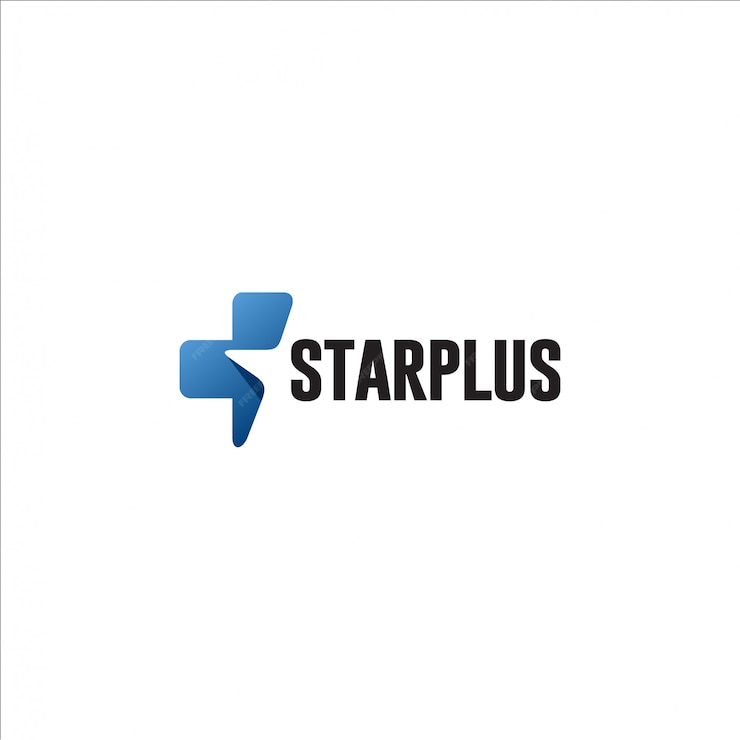 Premium Vector | Star plus logo template