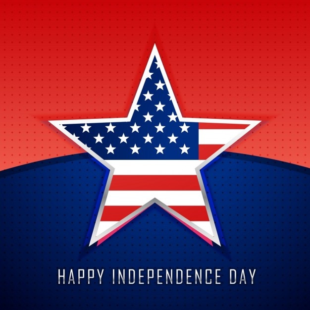 Download Star with american flag background Vector | Free Download