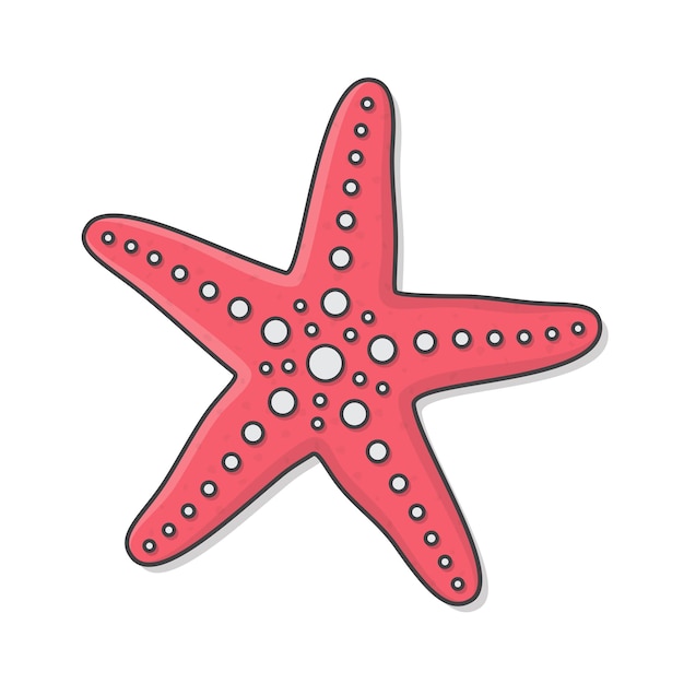 Premium Vector | Starfish flat