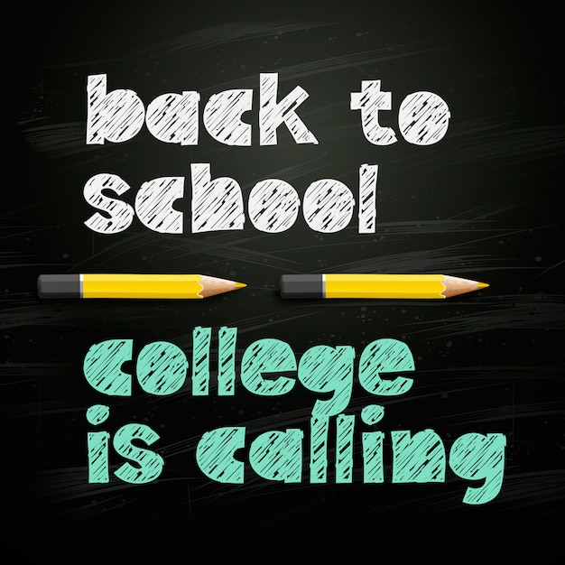 Premium Vector | Start college university concept, back to school ...