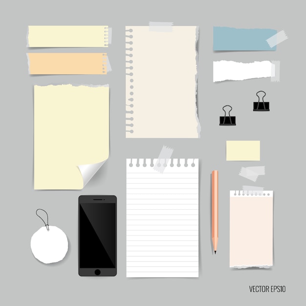Stationery elements collection