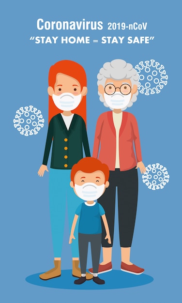 Download Free Stay At Home Campaign With Cute Family Using Face Mask Premium Vector Use our free logo maker to create a logo and build your brand. Put your logo on business cards, promotional products, or your website for brand visibility.
