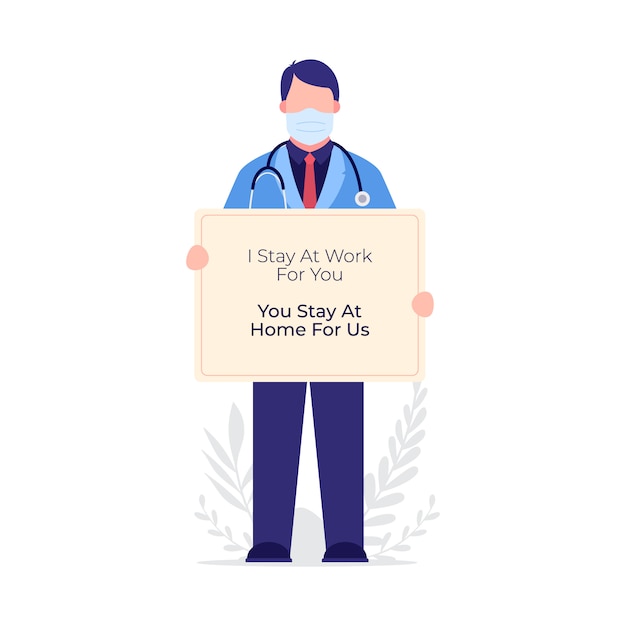 Download Free Stay Safe Doctor Illustration Premium Vector Use our free logo maker to create a logo and build your brand. Put your logo on business cards, promotional products, or your website for brand visibility.
