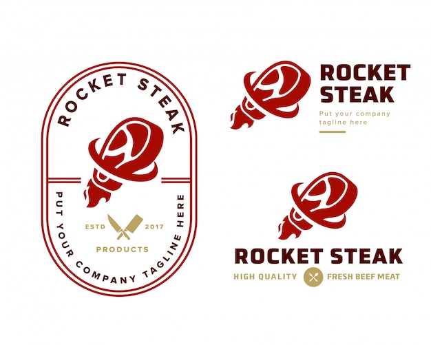 Download Free Steak Store Logo Template Premium Vector Use our free logo maker to create a logo and build your brand. Put your logo on business cards, promotional products, or your website for brand visibility.