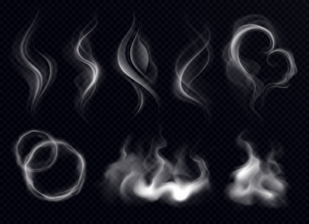 Download Free Steam Smoke With Ring And Swirl Shape Realistic Set White On Dark Use our free logo maker to create a logo and build your brand. Put your logo on business cards, promotional products, or your website for brand visibility.