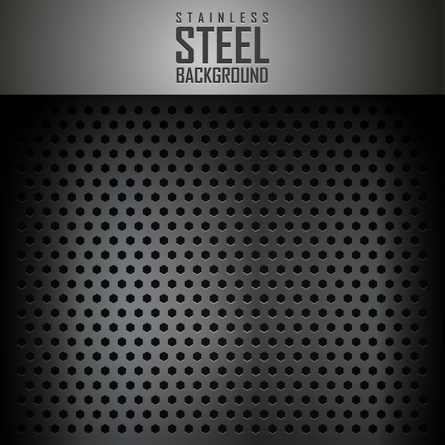 Premium Vector | Steel background