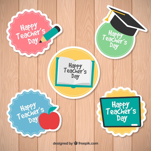 Stickers for teacher\'s day