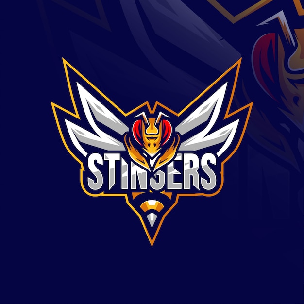 Premium Vector | Stingers mascot logo