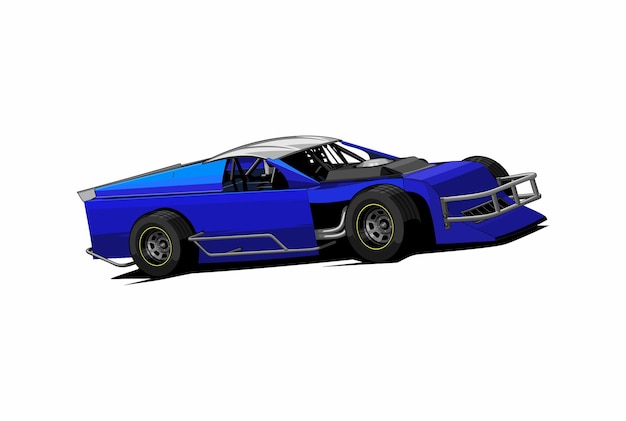 Premium Vector | Stock car racing car