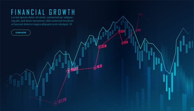 Premium Vector Stock Market Or Forex Trading Graph In Graphic Concept 3404