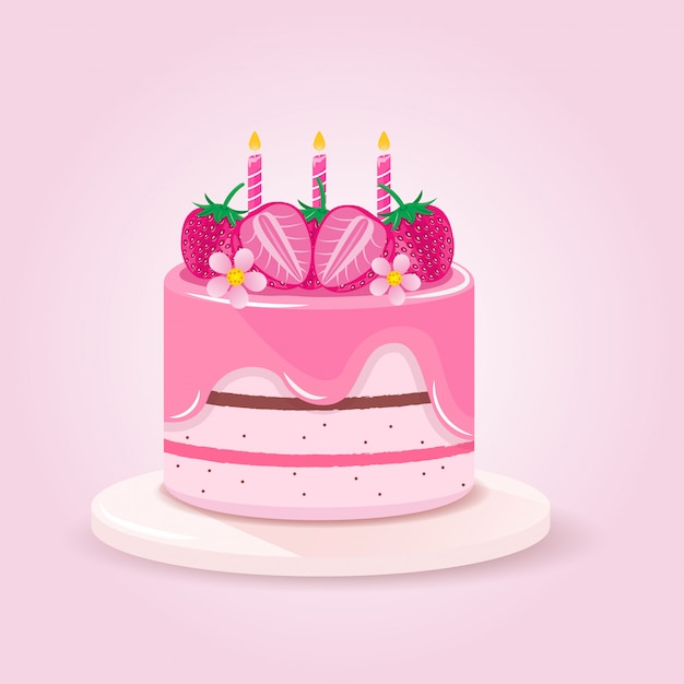 Download Free Strawberry Sweet Cake Premium Vector Use our free logo maker to create a logo and build your brand. Put your logo on business cards, promotional products, or your website for brand visibility.