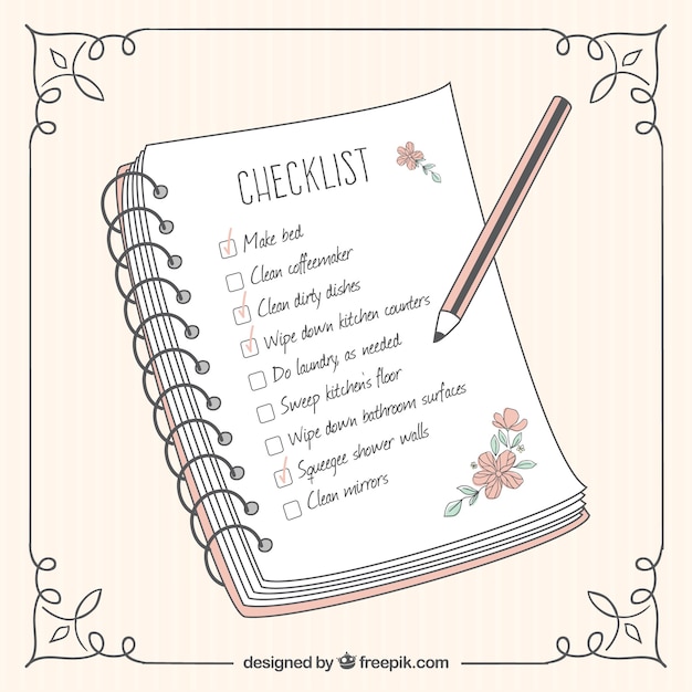 cute checklist