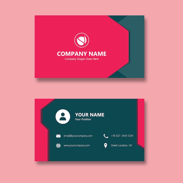 Premium Vector | Strong door business card