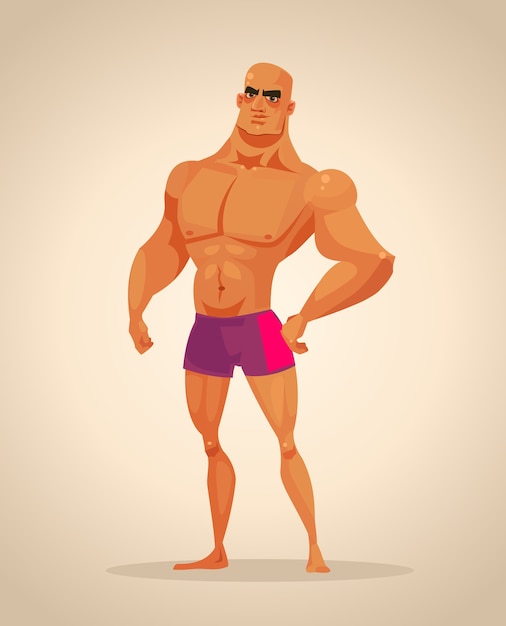 premium-vector-strong-man-bodybuilder-character-cartoon-illustration