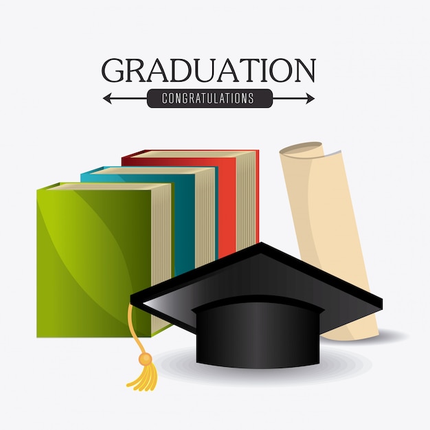 Free Vector | Student graduation design