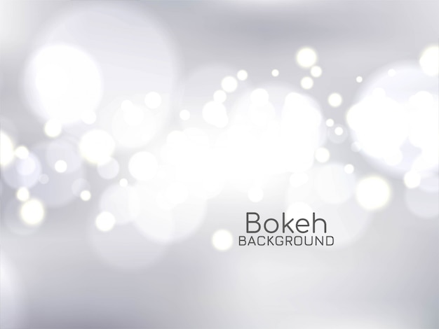 Stylish background with bokeh light effect Free Vector