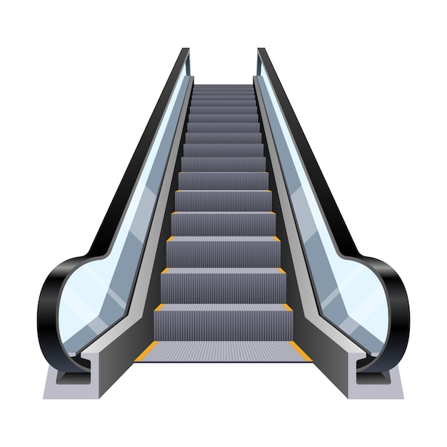 Premium Vector Stylish Escalator Design Illustration Isolated On White Background 4770
