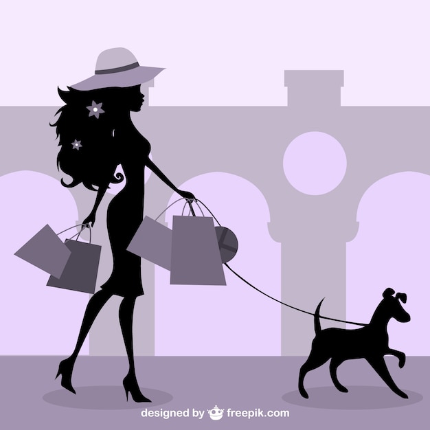 psd clipart- fashion shopping girl - photo #8