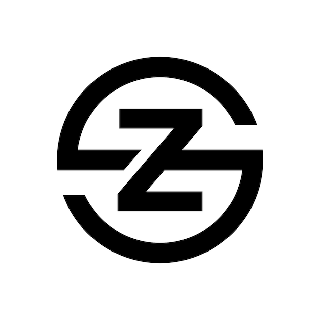 Premium Vector Stylish Letter S Symbol Combination With Letter Z