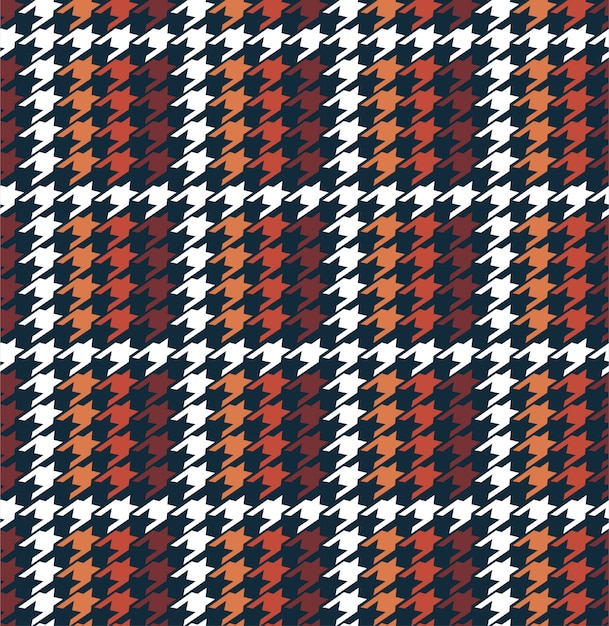 スタイリッシュな冬グリッド千鳥格子のシームレスパターンベクトル ファッション ファブリック 壁紙 ワープ すべてのグラフィックタイプのデザイン プレミアムベクター