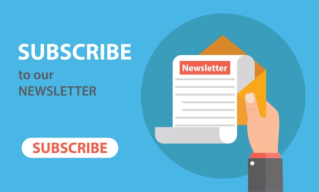 Premium Vector | Subscribe to our newsletter