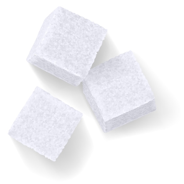 Premium Vector Sugar Cubes