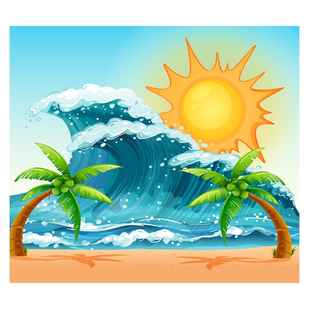 Download Premium Vector | Summer background design