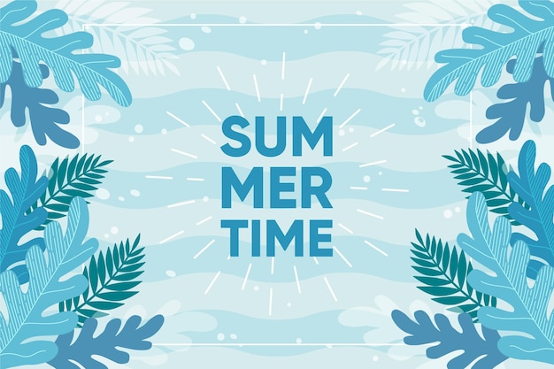 Free Vector | Summer background draw