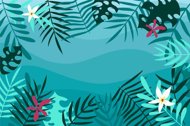 Download Summer background drawn | Free Vector