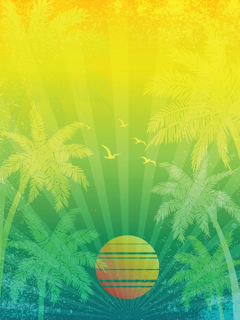 Premium Vector | Summer background