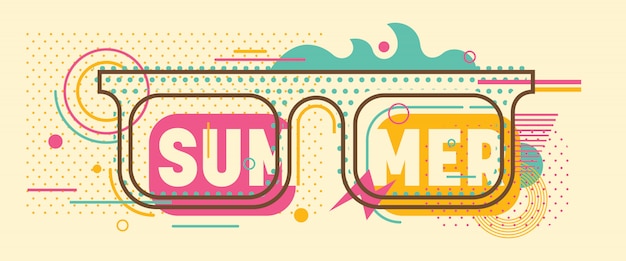 Download Summer banner design | Premium Vector