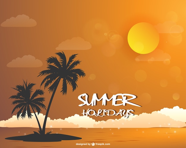 Summer beach landscape wallpaper\
download
