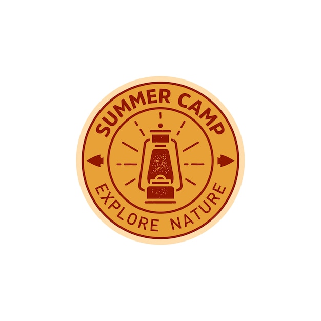 Download Free Summer Camp Lantern Logo Circle Badge Premium Vector Use our free logo maker to create a logo and build your brand. Put your logo on business cards, promotional products, or your website for brand visibility.