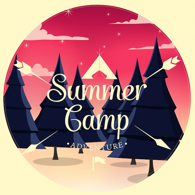 Summer camping design