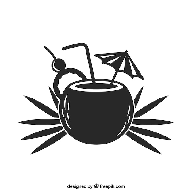 Download Summer cocktail icon Vector | Free Download