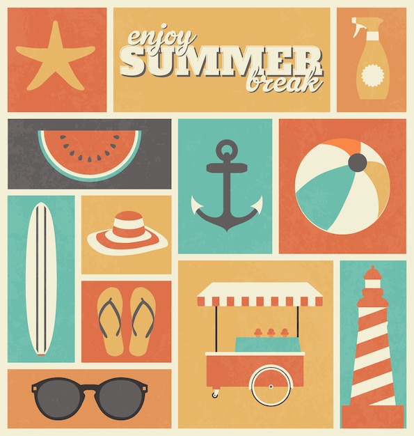 Download Free Vector | Summer designs collection