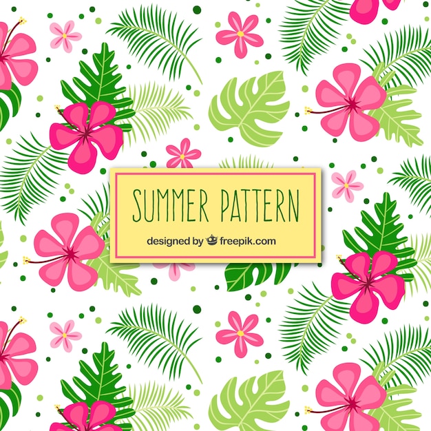Summer flower pattern