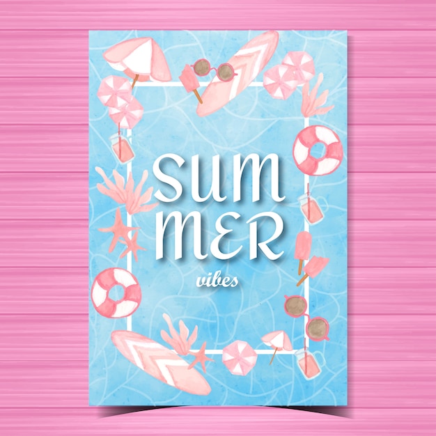 premium-vector-summer-greeting-card-with-beach-elements