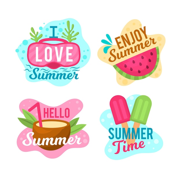 free-vector-summer-labels-pack