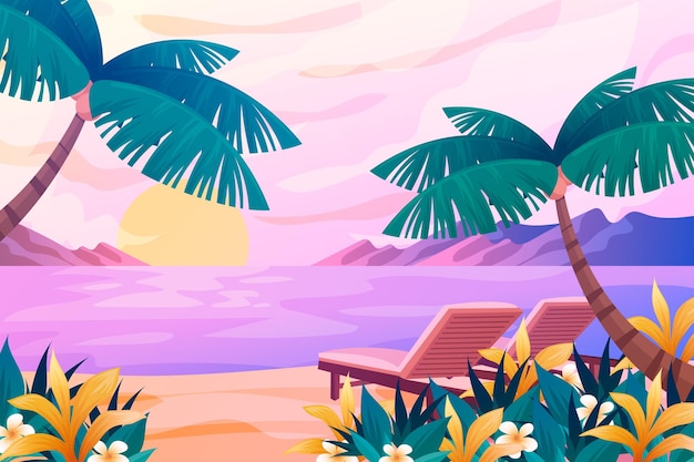 summer zoom backgrounds