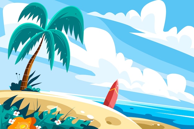 Download Free Download This Free Vector Summer Landscape Background For Zoom Use our free logo maker to create a logo and build your brand. Put your logo on business cards, promotional products, or your website for brand visibility.