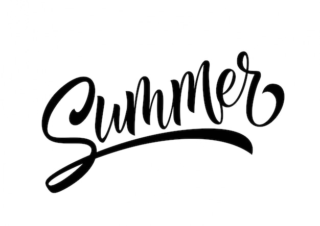 Download Summer lettering | Free Vector