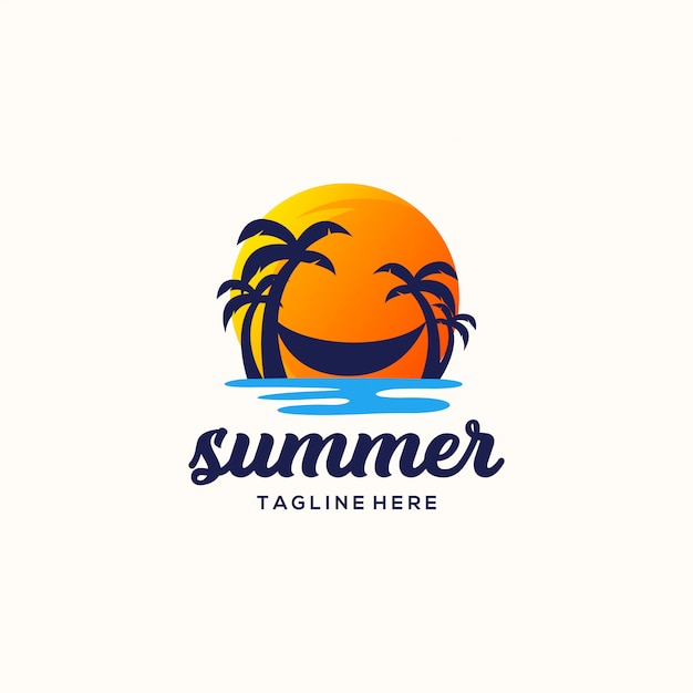 Download Free Summer Logo Design Vector Illustration Premium Vector Use our free logo maker to create a logo and build your brand. Put your logo on business cards, promotional products, or your website for brand visibility.