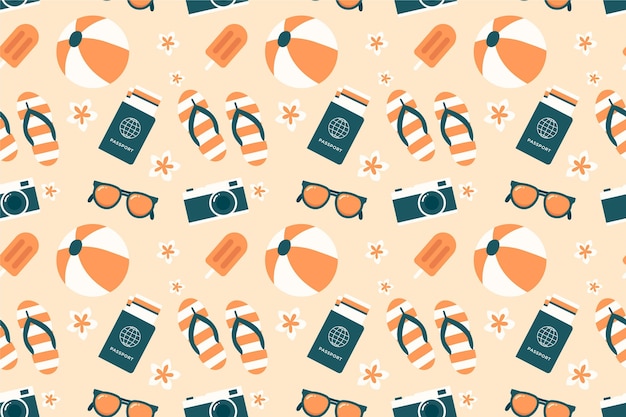 Download Free Summer Pattern Background For Zoom Free Vector Use our free logo maker to create a logo and build your brand. Put your logo on business cards, promotional products, or your website for brand visibility.