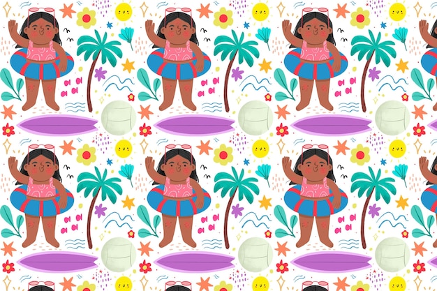 Download Free Download This Free Vector Summer Pattern For Zoom Use our free logo maker to create a logo and build your brand. Put your logo on business cards, promotional products, or your website for brand visibility.