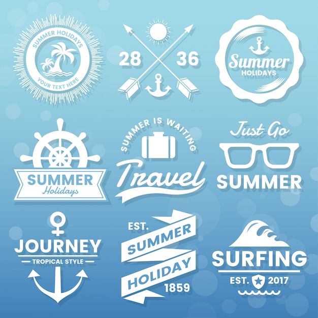 Download Free Summer Retro Vector Logo For Banner Premium Vector Use our free logo maker to create a logo and build your brand. Put your logo on business cards, promotional products, or your website for brand visibility.
