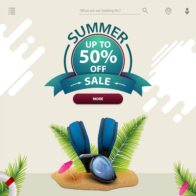 Download Free Summer Sale A Template For Your Website In A Minimalist Light Use our free logo maker to create a logo and build your brand. Put your logo on business cards, promotional products, or your website for brand visibility.