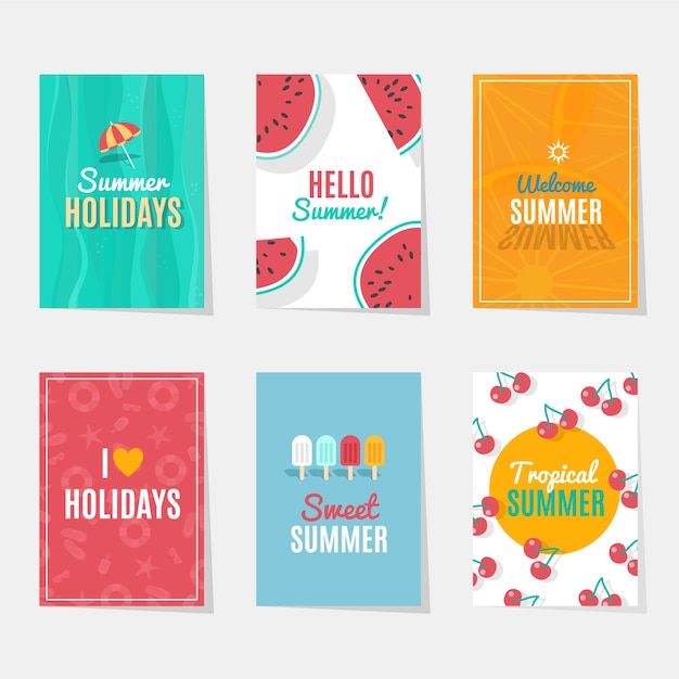 Summer season cards