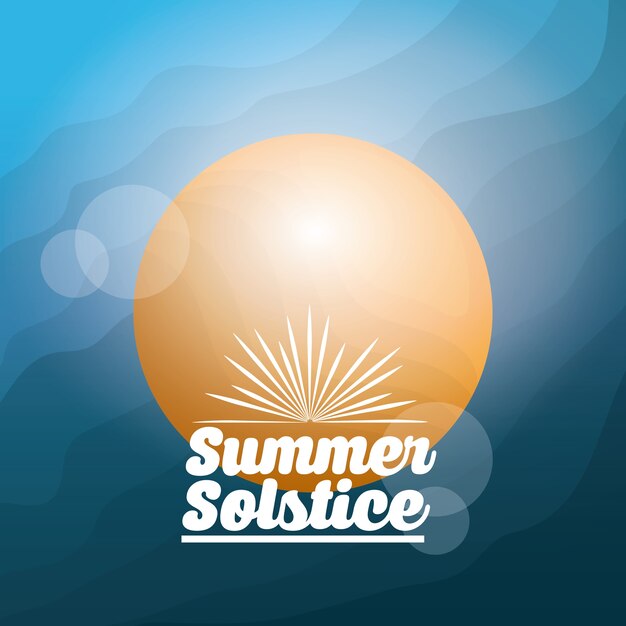 Premium Vector Summer solstice